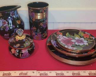 MacKenzieChilds Flower Market Assorted Plates  More