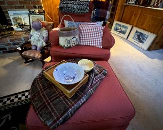 Lawson Chair and Ottoman