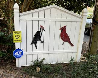 THIS IS THE SIGN YOU LOOK FOR TO TURN LEFT INTO THE PROPERTY OFF OF MOYER ROAD