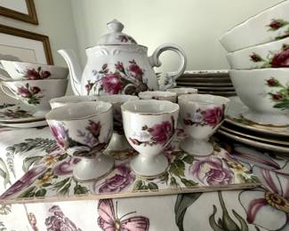Rose China 45 Pieces