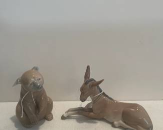 Lladro Bear and Donkey