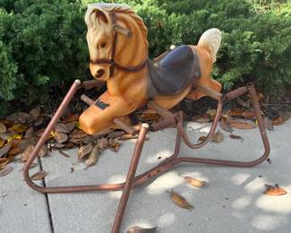 Vintage rocking horse