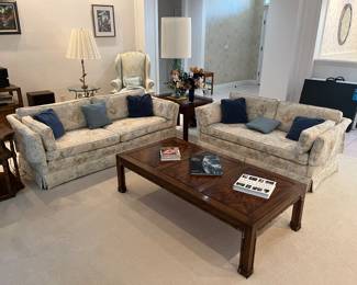 5' and 6' sofas, Weiman coffee table