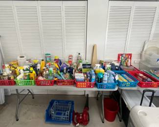 Cleaning products, Household items