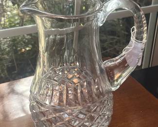 Beautiful crystal pitcher