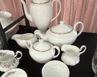 Royal Tuscan Coffee Pot, Tea Pot, Cream & Sugar