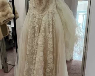 Vintage wedding gown