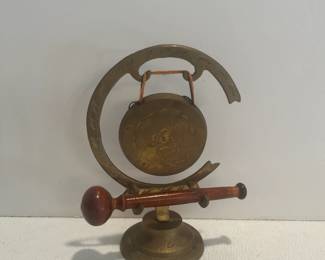 Vintage 1970's Brass Gong