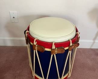 Authentic drum stool with cushion
