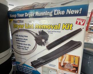 Dryer lint removal kit