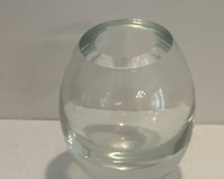 Glass votive holder