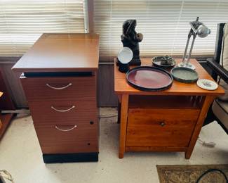 File Cabinet, End Table