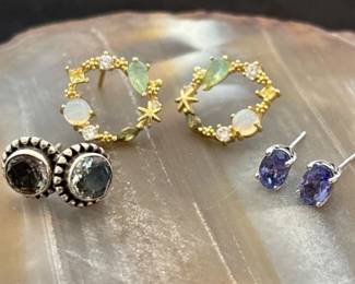 14k .925 Post Earrings