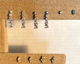 Faux Diamond Earrings