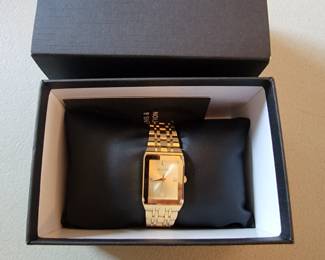 Bulova Ladies Watch, additional links stored in purchased box.