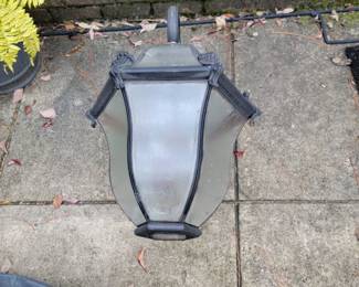 Two Grand Scale Exterior Sconces.