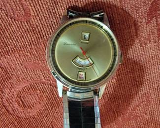 Vintage Buler LTD Calendar Swiss Watch.
