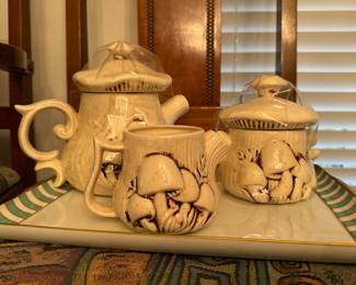 Vintage Arnels Mushroom Tea Set