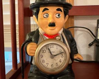Vintage Charlie Chaplin Clock