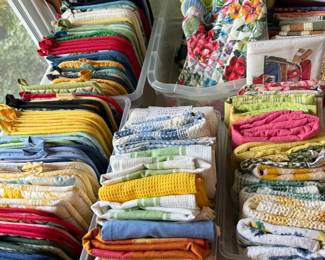 New and used Kitchen towels and potholders
