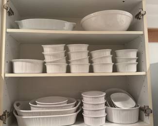 Barely used and new Casserole and soup bowls