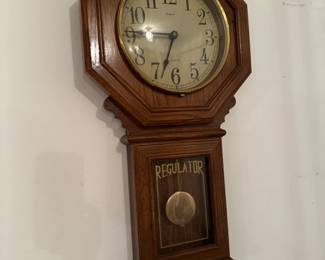 Antique Regulator Clock