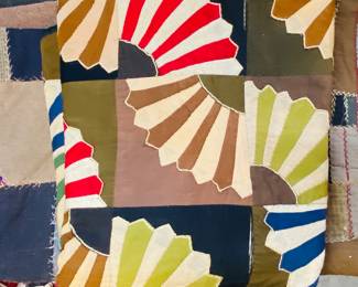 we have some antique Texas quilts