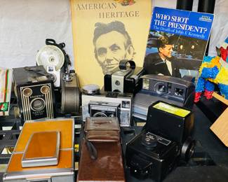 Antique and vintage cameras