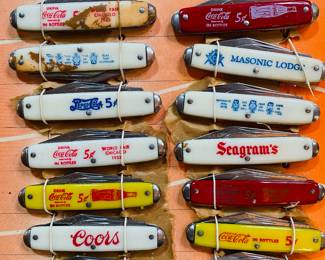 Collection New old stock 1930s pocket knives