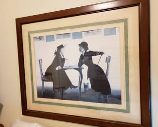 CONFIDENCES, PRINT BY HARRY W. WATROUS, BOMBAY COMPANY