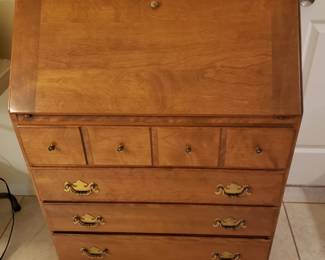 ETHAN ALLEN DROP LEAF SECRETARY BY BAUMRITTER, MID CENTURY