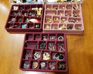 VINTAGE CLIP AND PIERCED EARRINGS