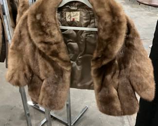 Mink Stole! Perfect for Junior Guild girls to wear to the Christmas Dance! from Crouch’s Department Store in Griffin, GA. Very vintage!