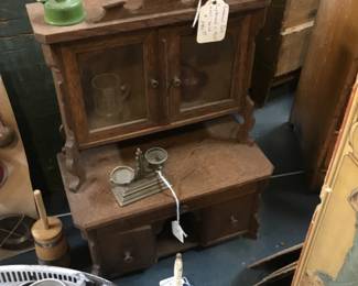 386 German doll cupboard