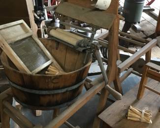 190. More farm machinery. Laundry and drying equipment
