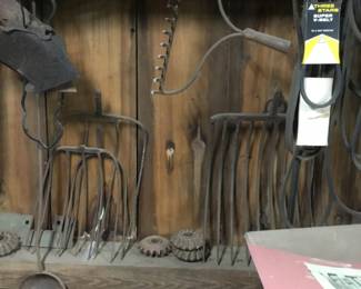 156. We have many farm tools including rakes, more in upcoming photos