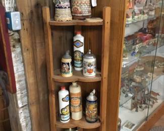 153. German beer steins. We also have glasses and mugs