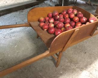 43. Small wheelbarrow , one of many wheelbarrows.