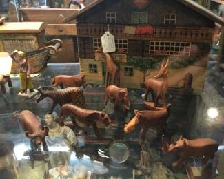 372. Animals and barn.