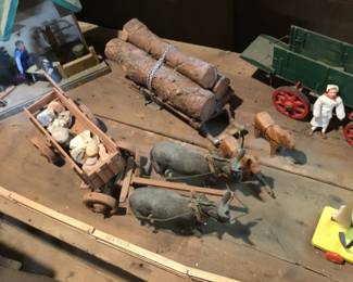130.: ox or horse carts