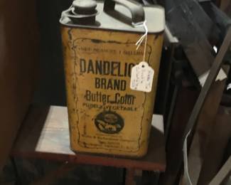 200.yellow butter can, with original advertising