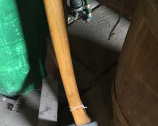 167. Many hand tools, axes, etc