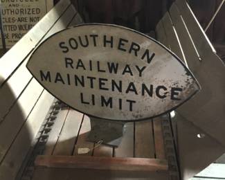 220. Southern railway sign