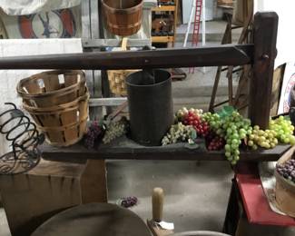 38. Wine making equipment, we also have grape crushers, scales, measures and weights.