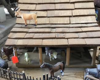 7. Farm set with animals and fences