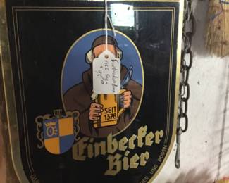 154. Einbecker beer sign, 1955