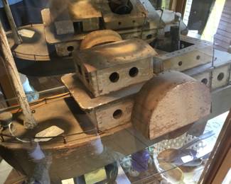 357. Hand made wooden boat