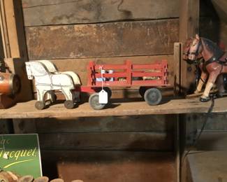 138. Horses and cart