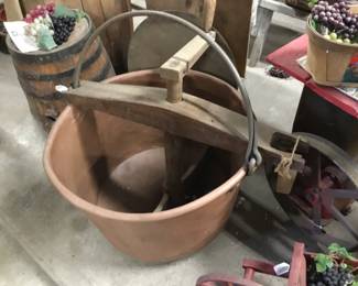 39. Large wine container