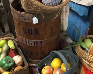 32. Barrels, baskets